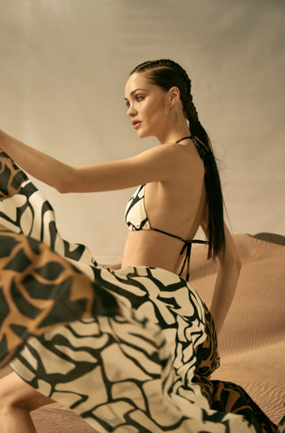 Pareo estampado jirafa