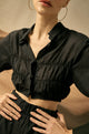 Camisa corta Negra