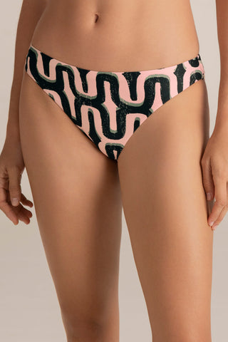 Bottom clásico Estampado Rosa