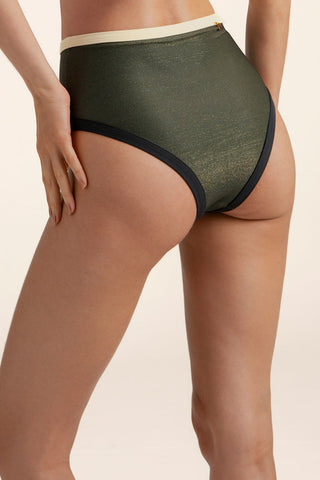 Bottom culotte Verde Lurex