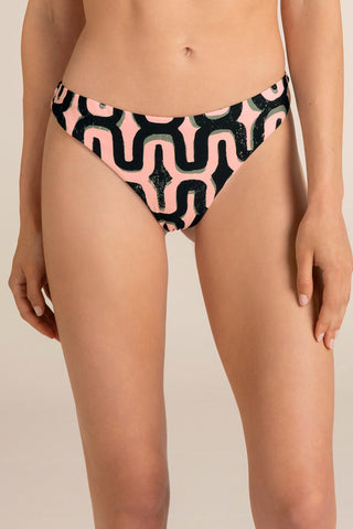 Bottom tanga Estampado Rosa