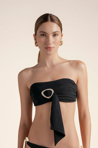Top bandeau Negro