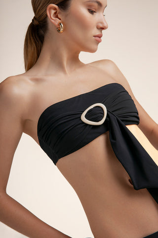 Top bandeau Negro