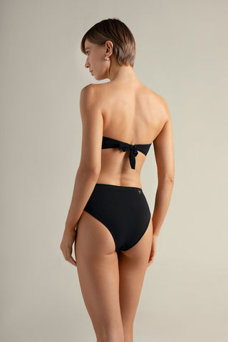 Top bandeau negro