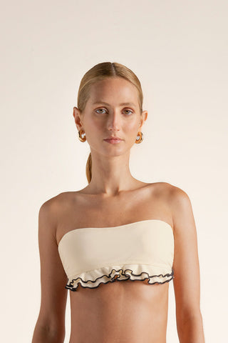 Top bandeau Marfil