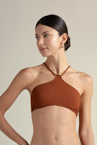 Top halter terracota