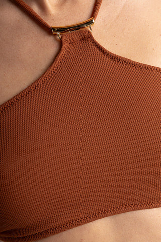 Top halter terracota