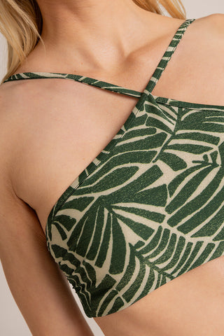 Top halter Verde