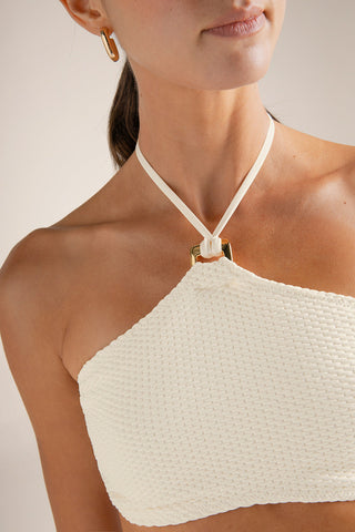 Top halter Blanco