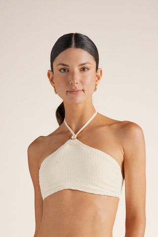 Top halter Blanco