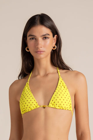 Top triángulo mediano Amarillo