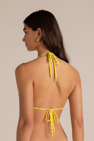 Top triángulo mediano Amarillo