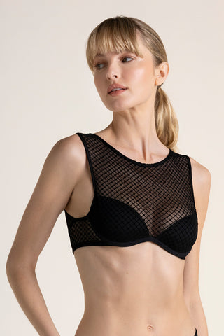 Sostén clásico negro