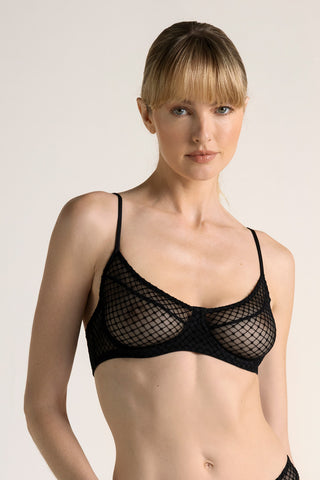 Sostén clásico negro