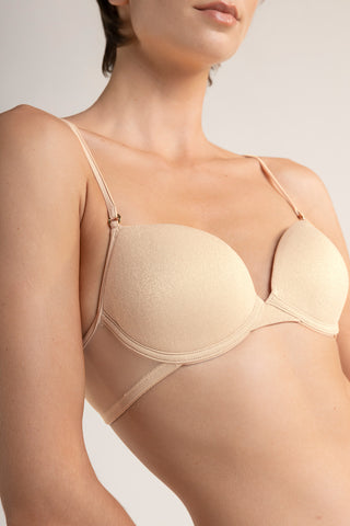 Sostén clásico marfil