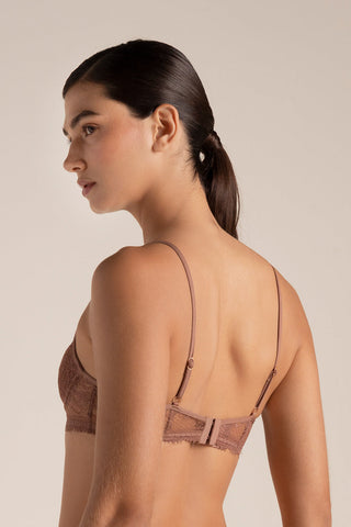 Touché Colombia, Brasier clásico sin copa Café, Lingerie, Lencería mujer, Ropa interior