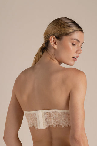 Touché Colombia, Brasier strapless con copa Marfil, Lingerie, Lencería mujer, Ropa interior