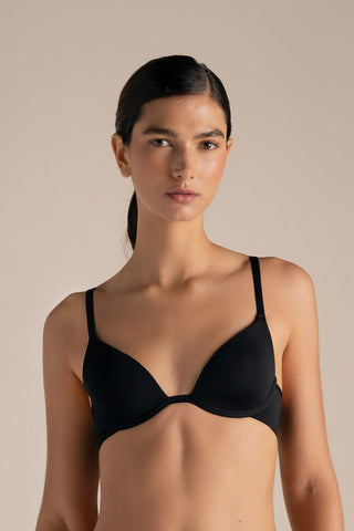 Brasier triangular con copa Negro