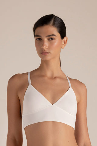 Touché Colombia, Brasier triangular con copa Blanco, Lingerie, Lencería mujer, Ropa interior