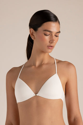 Touché Colombia, Brasier triangular con copa Blanco, Lingerie, Lencería mujer, Ropa interior
