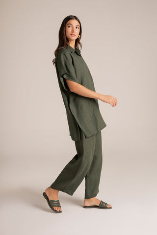 Camisa manga corta Verde