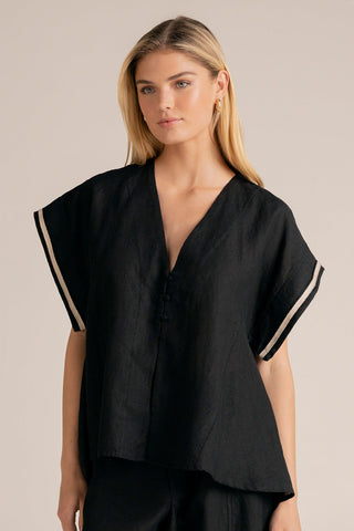 Camisa manga corta Negro