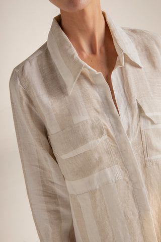 Camisa manga larga Rayas