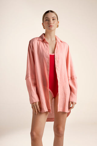 Camisa manga larga Rosado