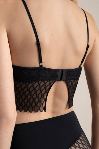 Sostén clásico sin copa Negro