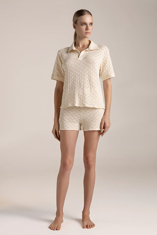 Short  Tejido Marfil