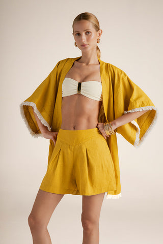 Cover up corto Amarillo