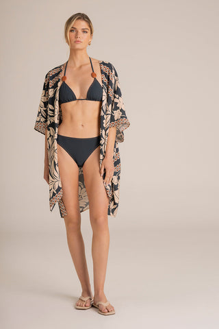 Cover up corto Estampado