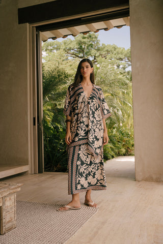 Cover up corto Estampado