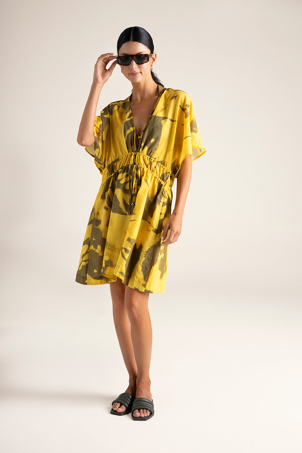Cover up corto Amarillo