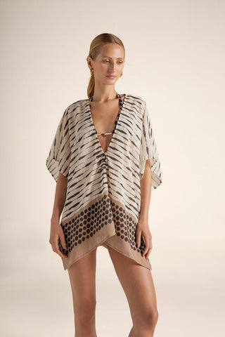 Cover up corto Animal Print
