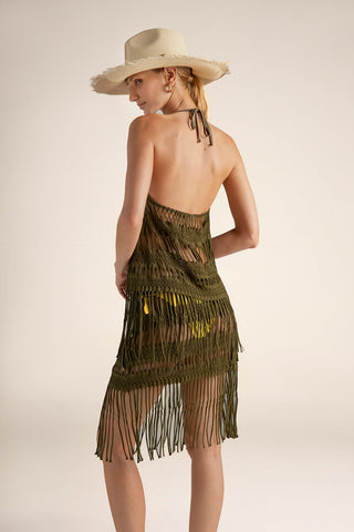 Cover up corto Verde
