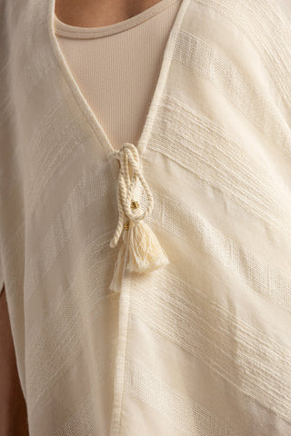 Cover up corto marfil