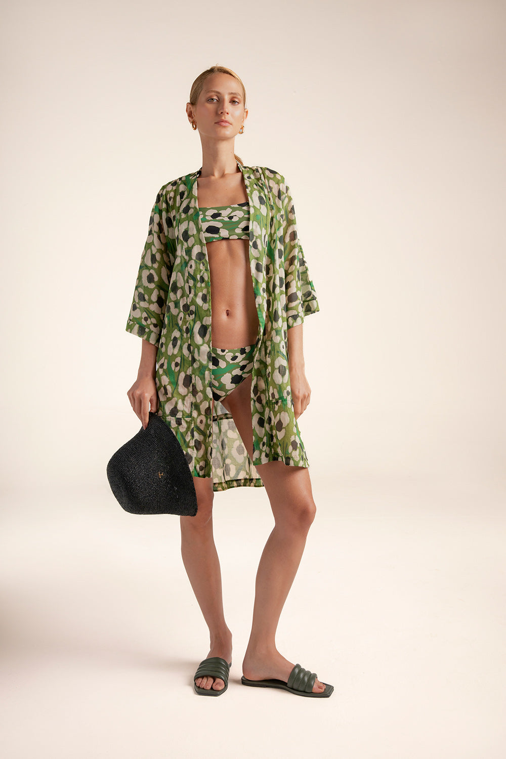 Cover up corto Verde