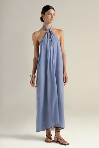Cover up largo azul