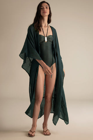 Cover up largo verde