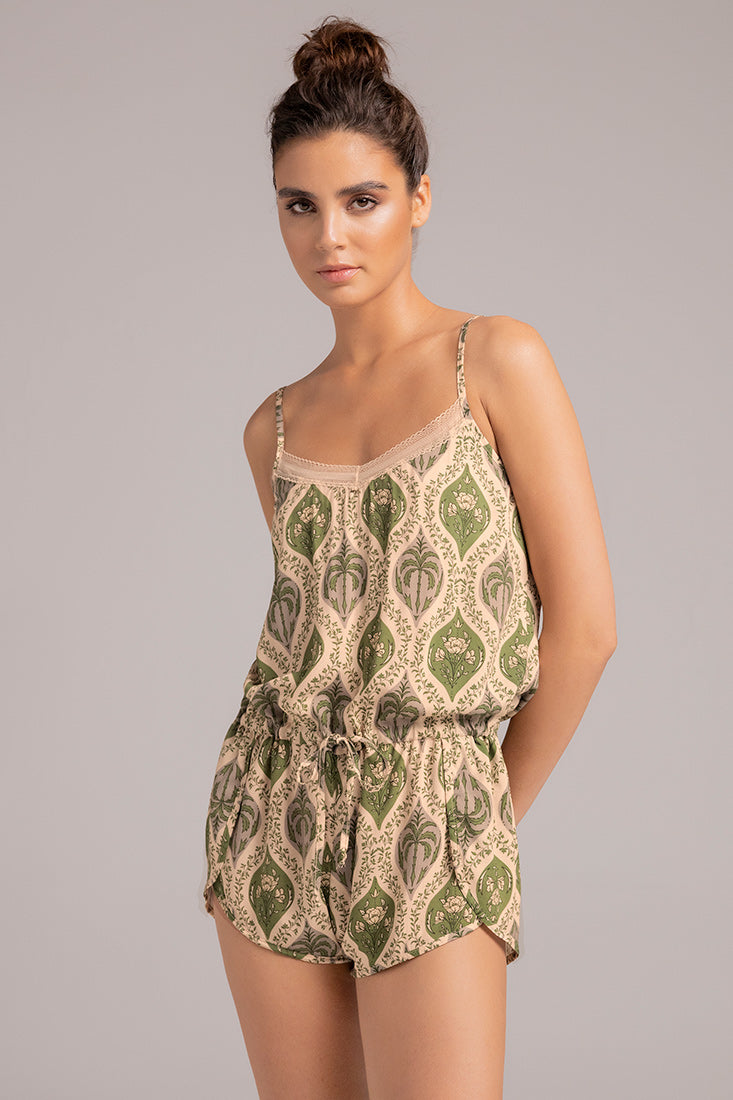 Enterito Short Estampado
