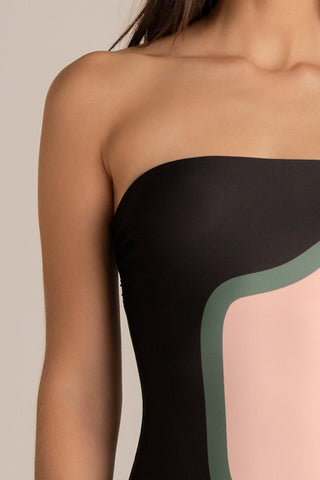 Entero bandeau Bloque de color