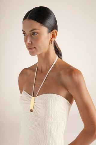 Entero bandeau Blanco