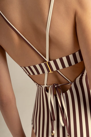 Entero con copa rayas