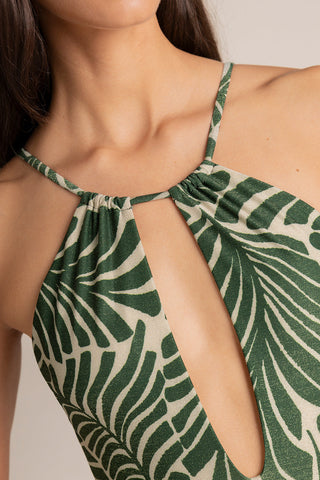 Entero halter Verde