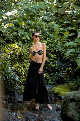 Falda Pareo Negro