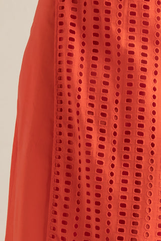 Falda pareo coral