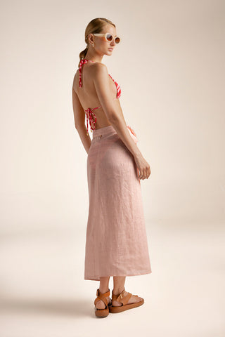 Falda pareo Rosado