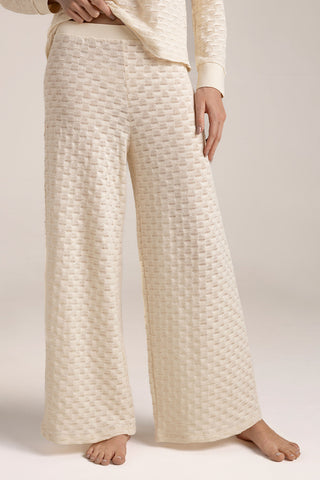 Pantalón Tejido Marfil