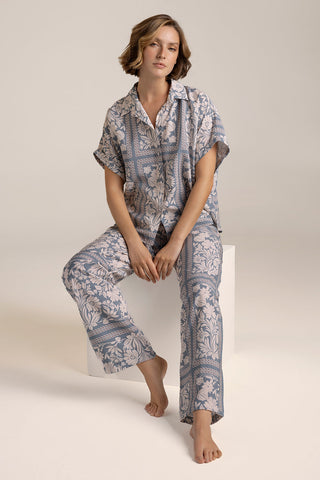 Pijama pantalón Estampada Flores